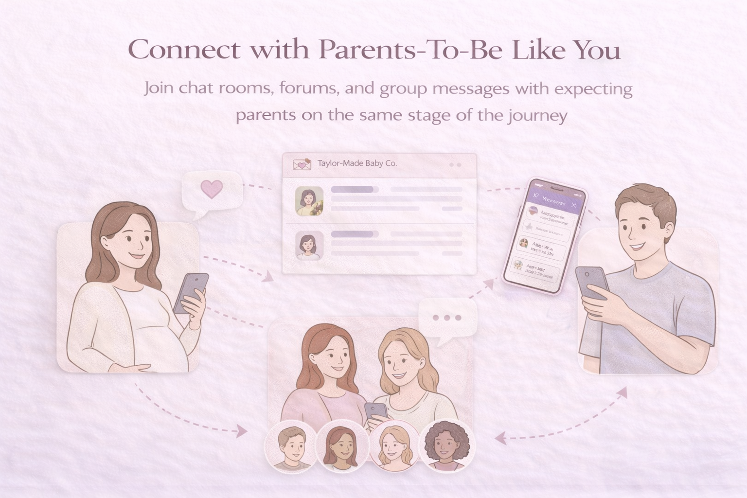 How Taylor-Made Baby Co. connects parents through chats, groups, and shared journeys